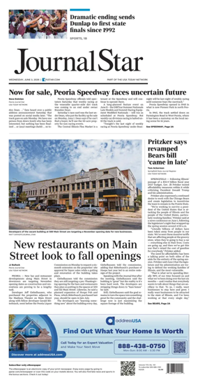 Cover of Journal Star (Peoria)