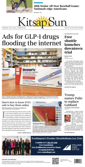 Cover of Kitsap Sun