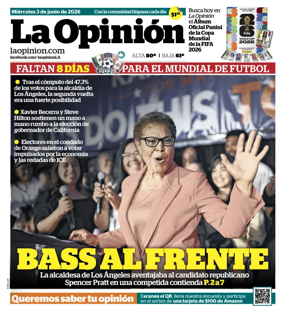 Cover of La Opinion