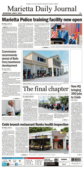 Cover of Marietta Daily Journal