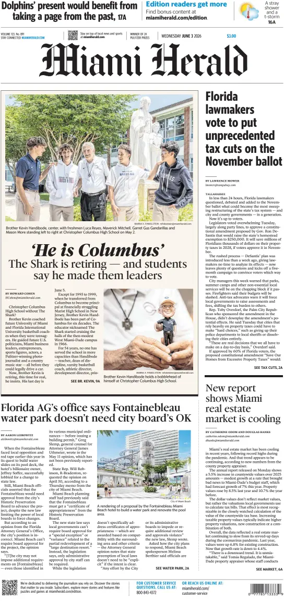 Cover of Miami Herald