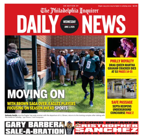 Cover of Philadelphia Daily News