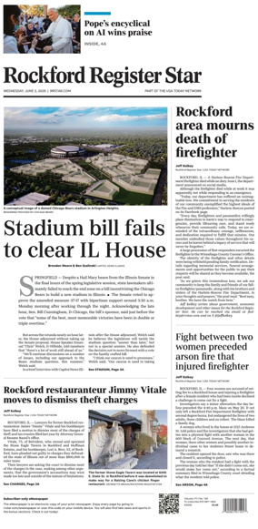 Cover of Rockford Register Star