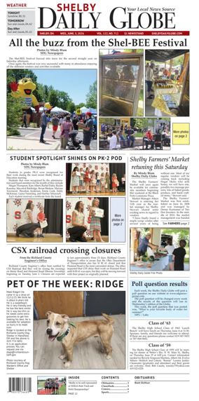 Cover of Shelby Daily Globe