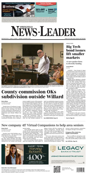 Cover of Springfield News-Leader