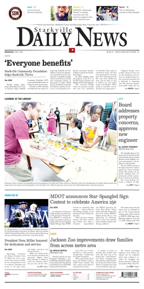 Cover of Starkville Daily News
