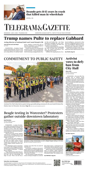 Cover of Telegram & Gazette