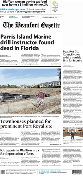 Cover of The Beaufort Gazette