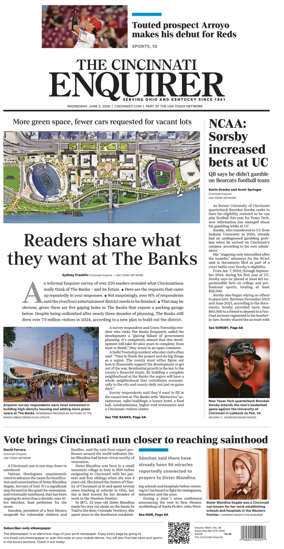 Cover of The Cincinnati Enquirer
