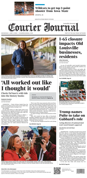 Cover of The Courier-Journal (Louisville)