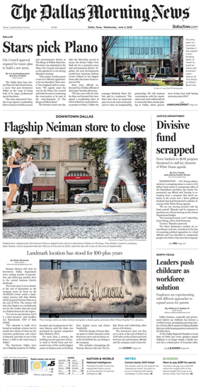 Cover of The Dallas Morning News