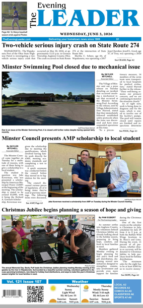 Cover of The Evening Leader