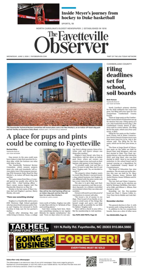 Cover of The Fayetteville Observer