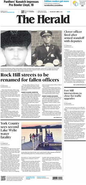 Cover of The Herald (Rock Hill)