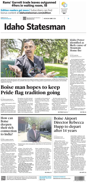 Cover of The Idaho Statesman