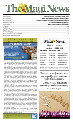 Cover of The Maui News