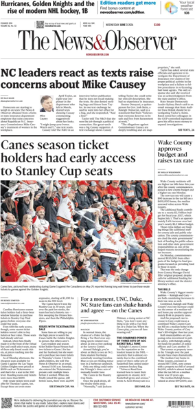 Cover of The News & Observer