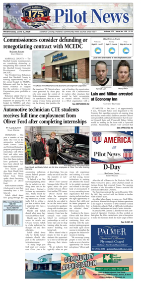 Cover of The Pilot News