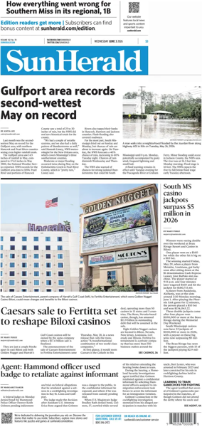 Cover of The Sun Herald