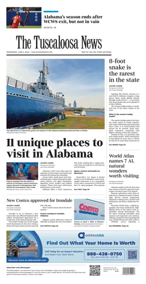 Cover of The Tuscaloosa News