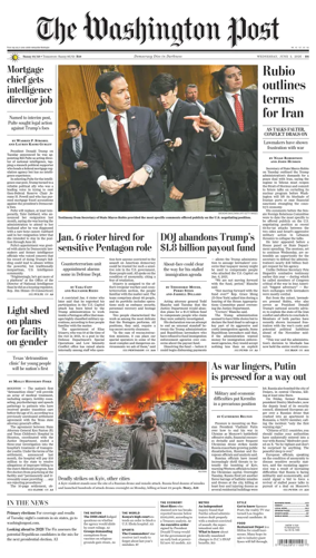 Cover of The Washington Post