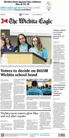 Cover of The Wichita Eagle