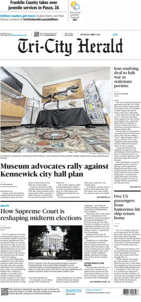 Cover of Tri-City Herald