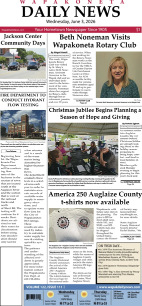 Cover of Wapakoneta Daily News