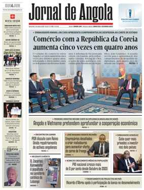 Cover of Jornal de Angola