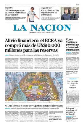 Cover of La Nacion