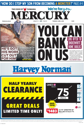 Cover of Mercury (Hobart)