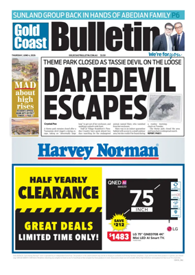 Cover of The Gold Coast Bulletin