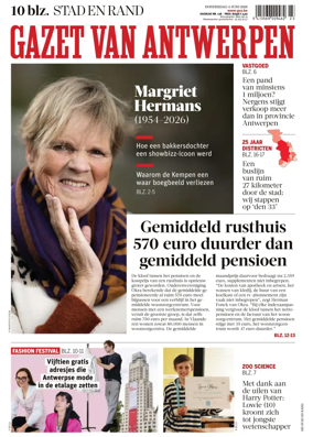 Cover of Gazet van Antwerpen Stad en Rand