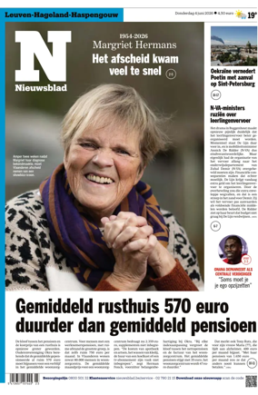 Cover of Het Nieuwsblad