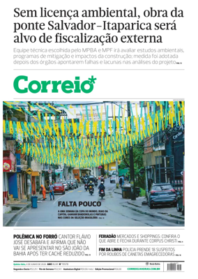Cover of Correio da Bahia
