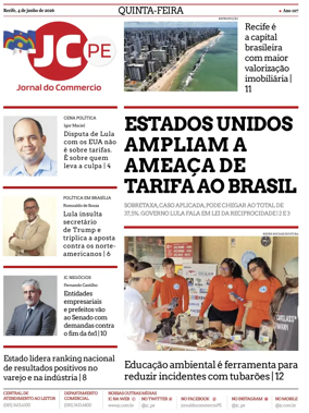 Cover of Jornal do Commercio