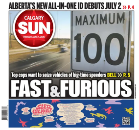 Cover of Calgary Sun