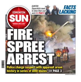 Cover of Edmonton Sun