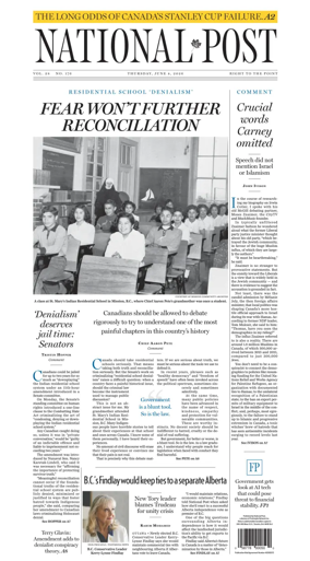 Cover of National Post - (National Edition)