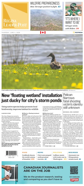 Cover of Regina Leader-Post