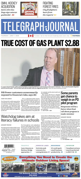 Cover of Telegraph-Journal