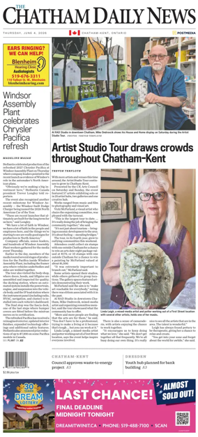 Cover of The Chatham Daily News