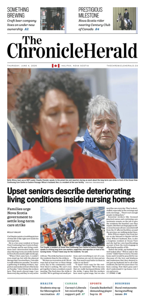 Cover of The Chronicle Herald (Provincial)