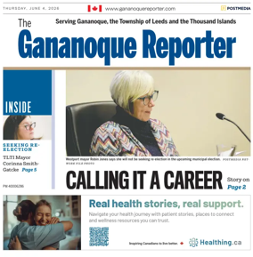 Cover of The Gananoque Reporter