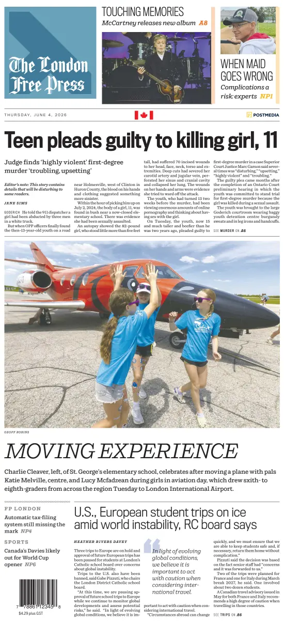Cover of The London Free Press