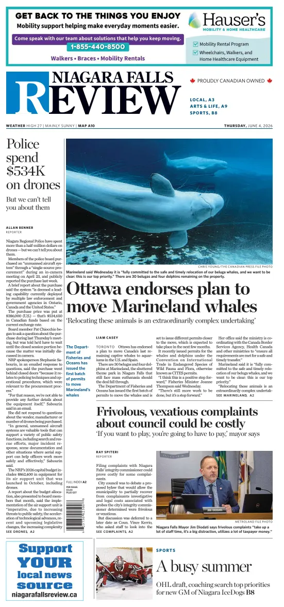Cover of The Niagara Falls Review