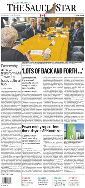 Cover of The Sault Star