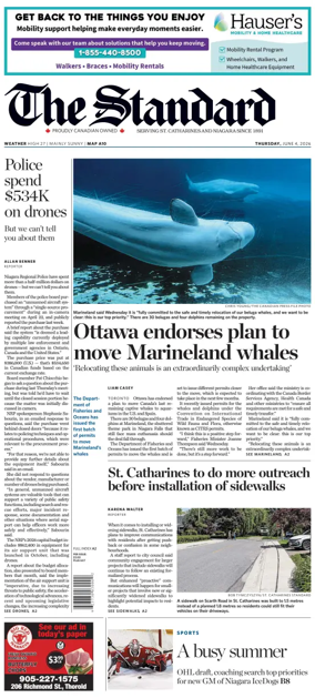 Cover of The Standard (St. Catharines)