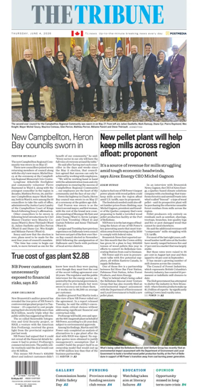 Cover of The Tribune (New Brunswick)