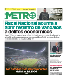 Cover of Publimetro Chile